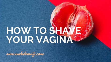 Download Woman shaves her pubic hair with a razor. . Shaved vaginas